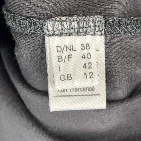 Lilienfels Shirt Womens 10 Gray Lightweight 3/4-Sleeve Cotton‎ Round Neck - Picture 5 of 10